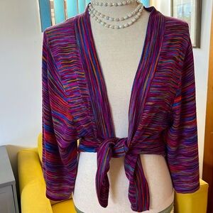 Drapey waterfall open shawl cardigan